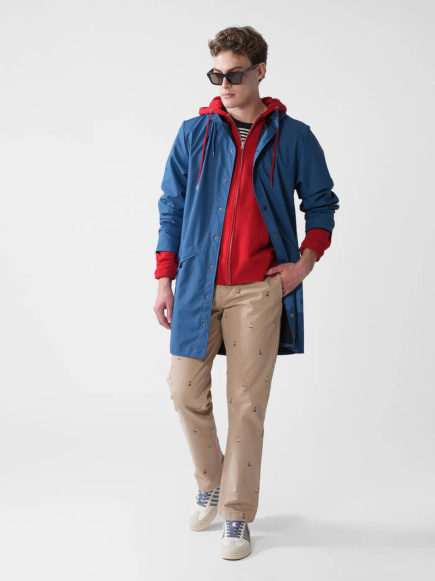 RAINS | Parka - Regenjacke | blau
